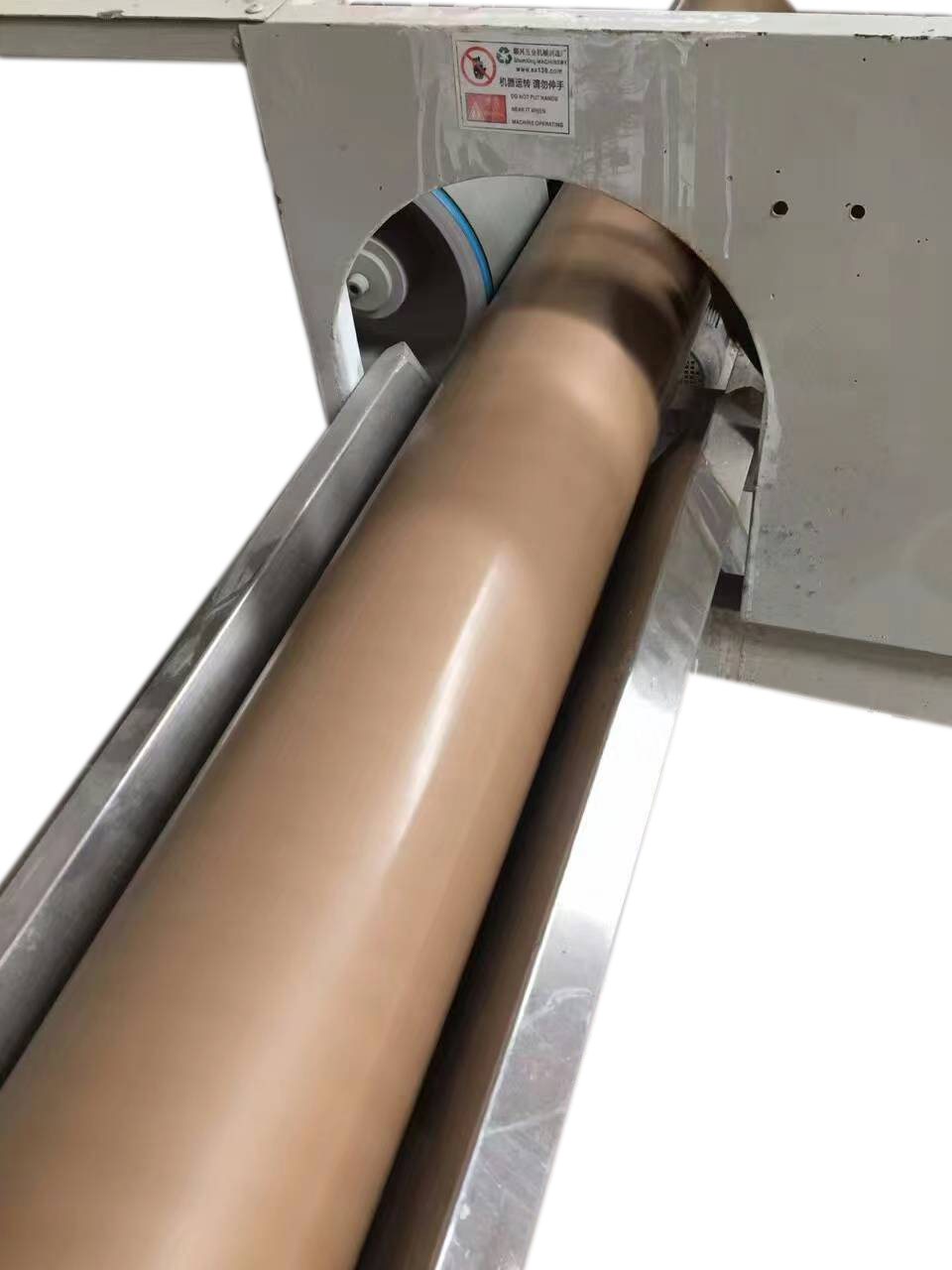 Paper tube polishing machine